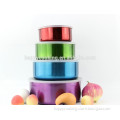 4PCS Colorful design Storage Boxes /Stainless Steel Food container